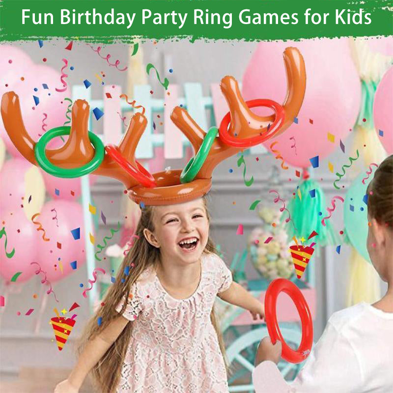 Christmas Reindeer Antler Ring Toss Game