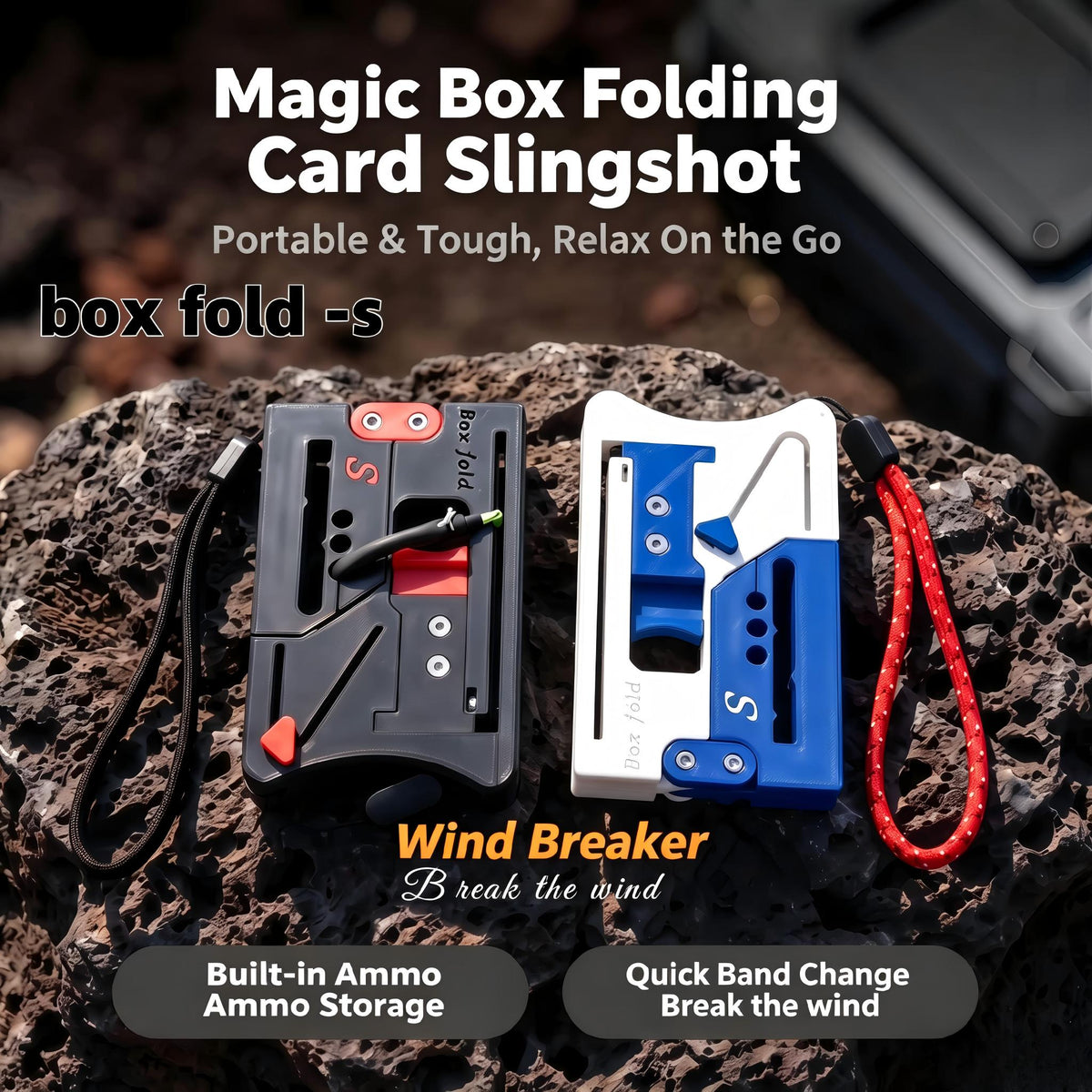 Enhanced Folding Card-Style Slingshot