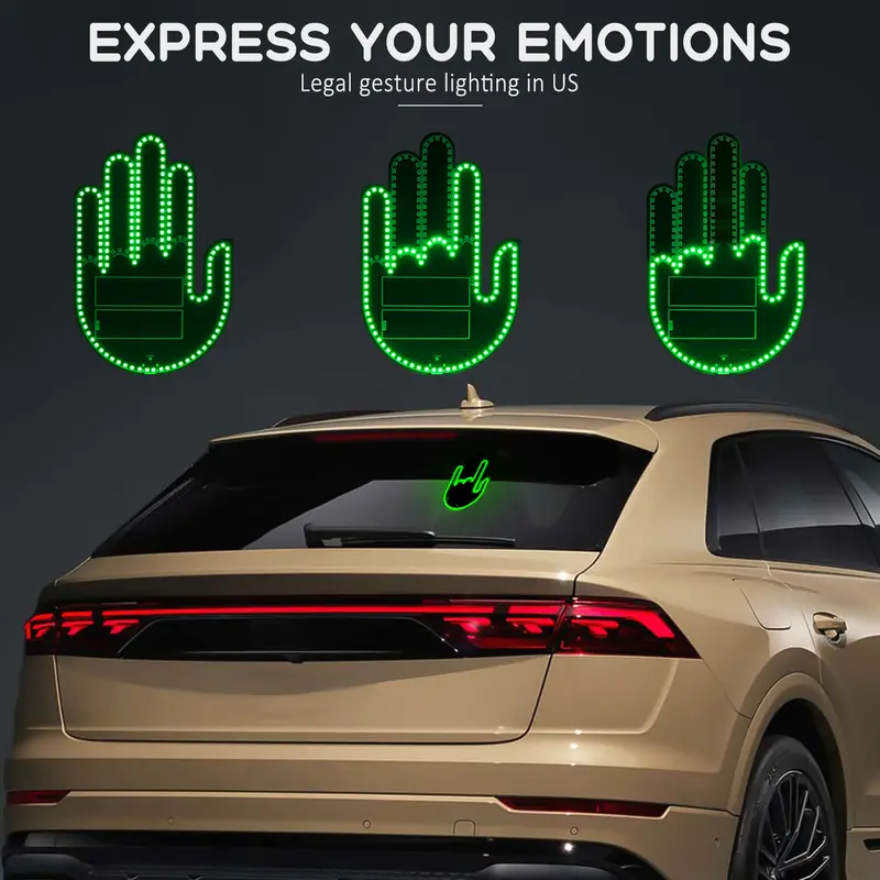 Automotive decorative gesture light