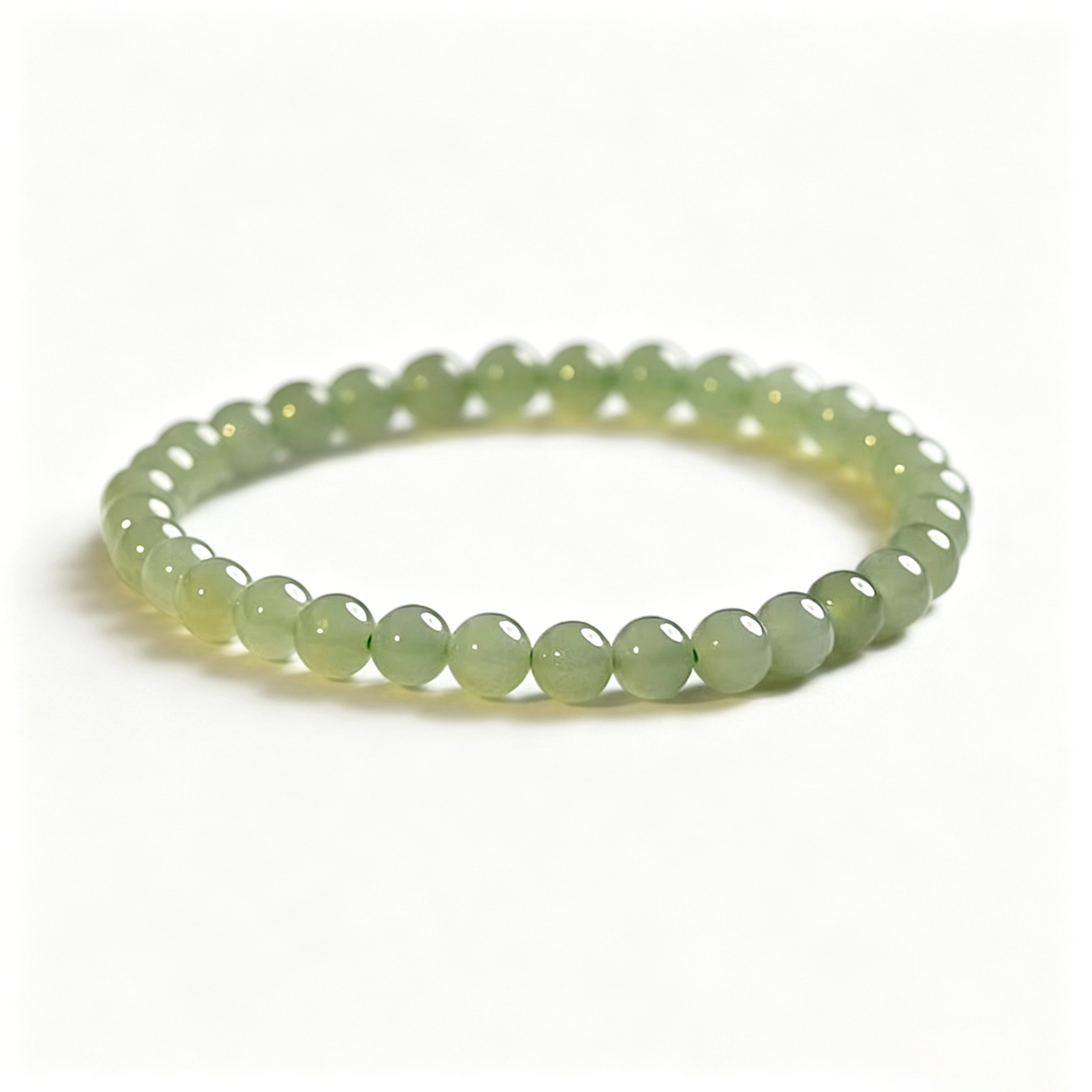 「First Rain」Hetian Jade Bracelet