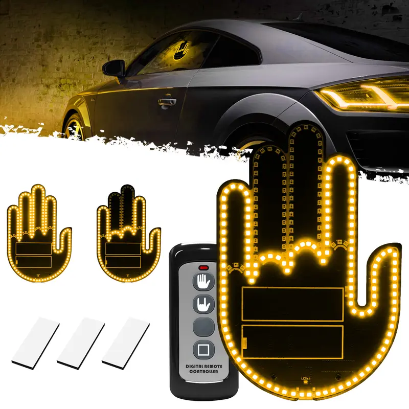 Automotive decorative gesture light
