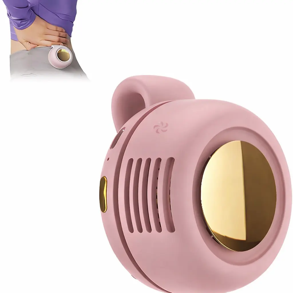 Mini bladeless fan. Features 3 adjustable fan speeds.