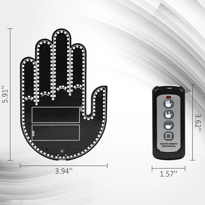 Automotive decorative gesture light