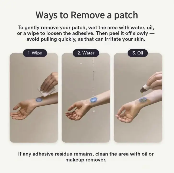 Nixlin™ Patch Metabolism Trio Set, with natural ingredients, promotes metabolism.