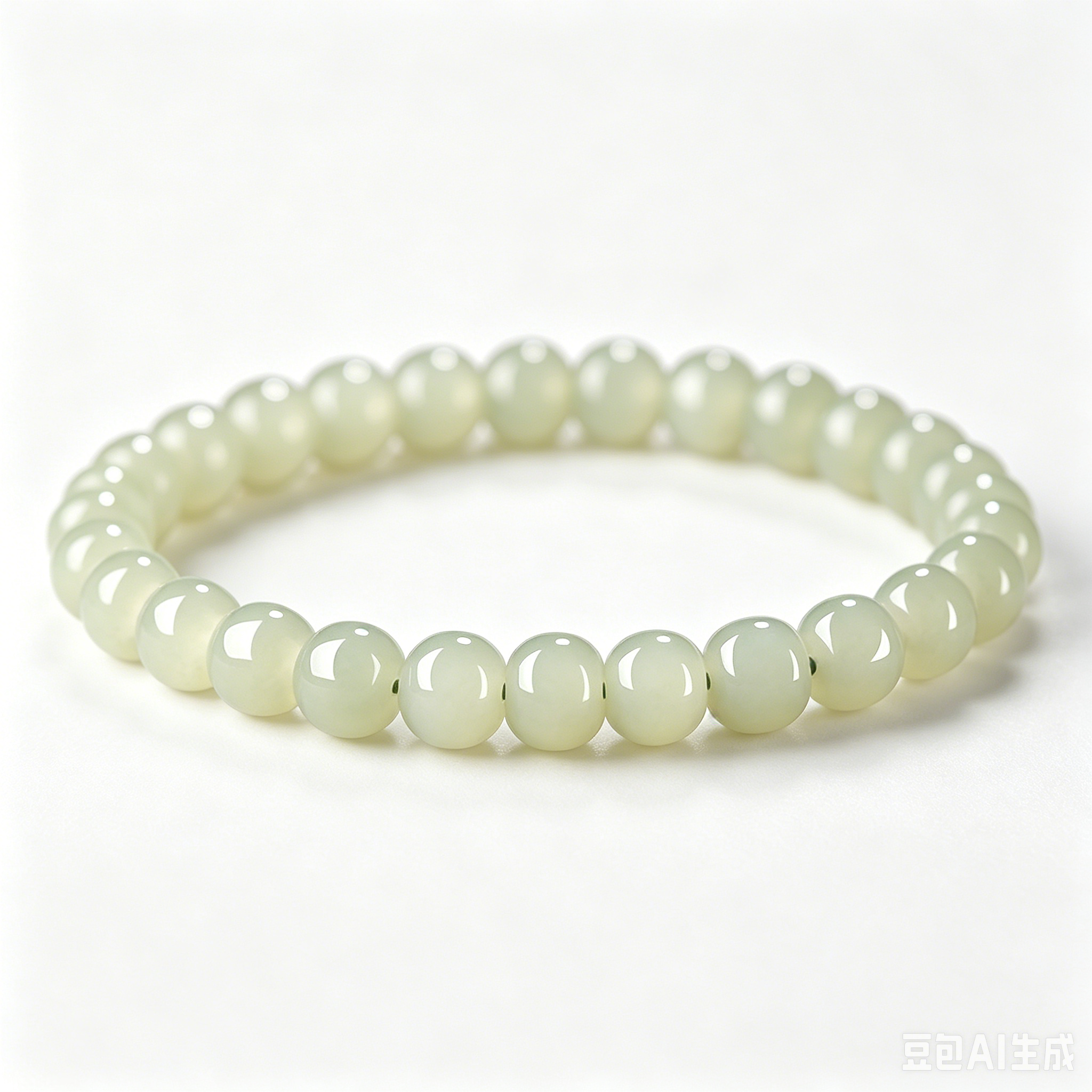 「Little Fullness」Hetian Jade Bracelet