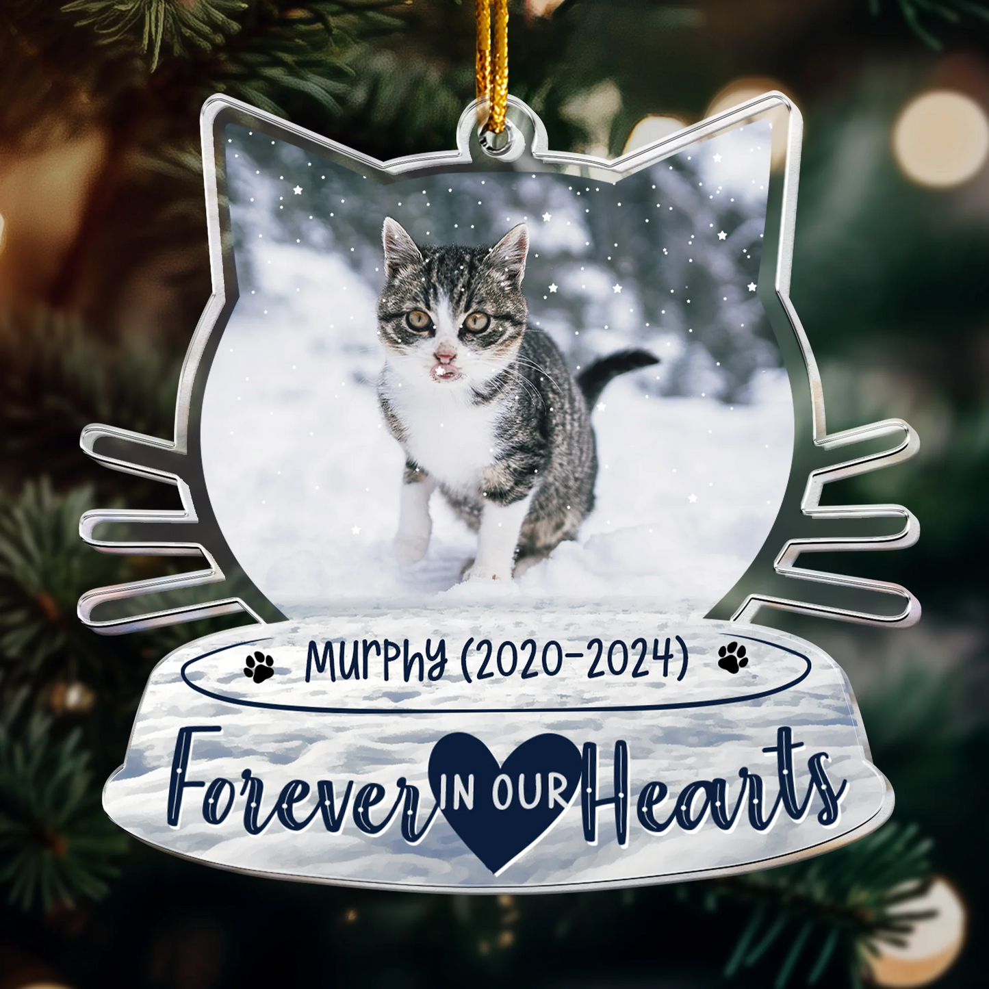 Loss Of Loved One I'm Always With You - Personalized Acrylic Photo Ornament