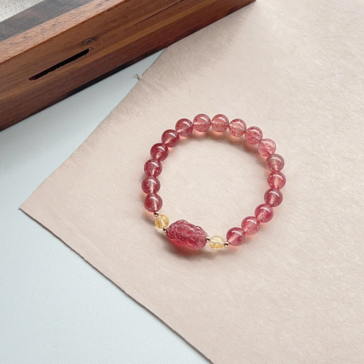 Guardian & Natural Obsidian Bracelet