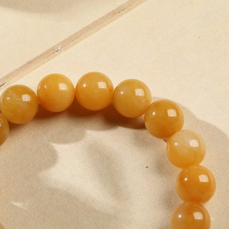 PiYao ? Natural Emerald Golden Silk Jade Bracelet