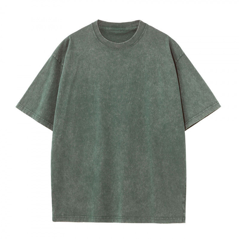Unisex retro cotton fitness T-shirt