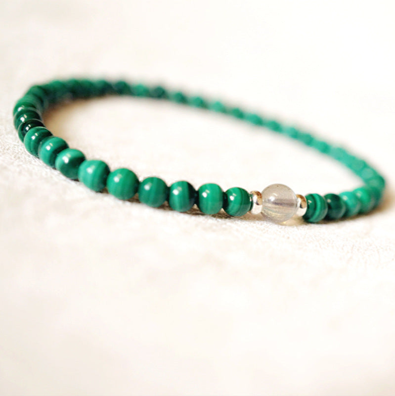 Anti-Anxiety •  Malachite Bracelet