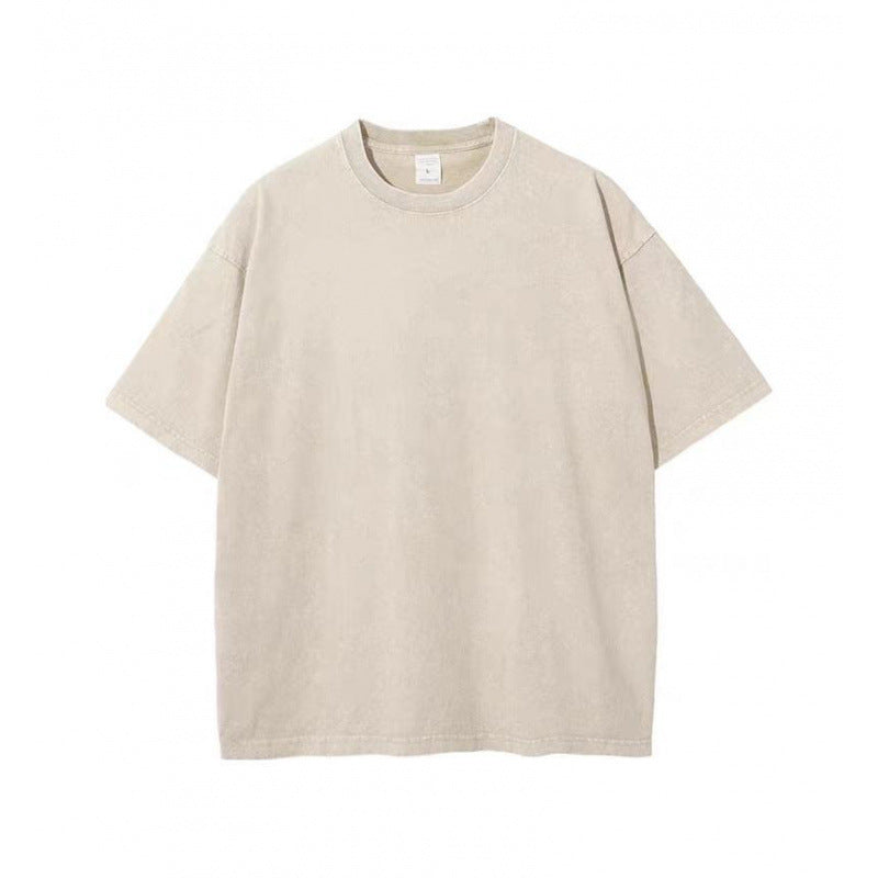 Unisex retro cotton fitness T-shirt