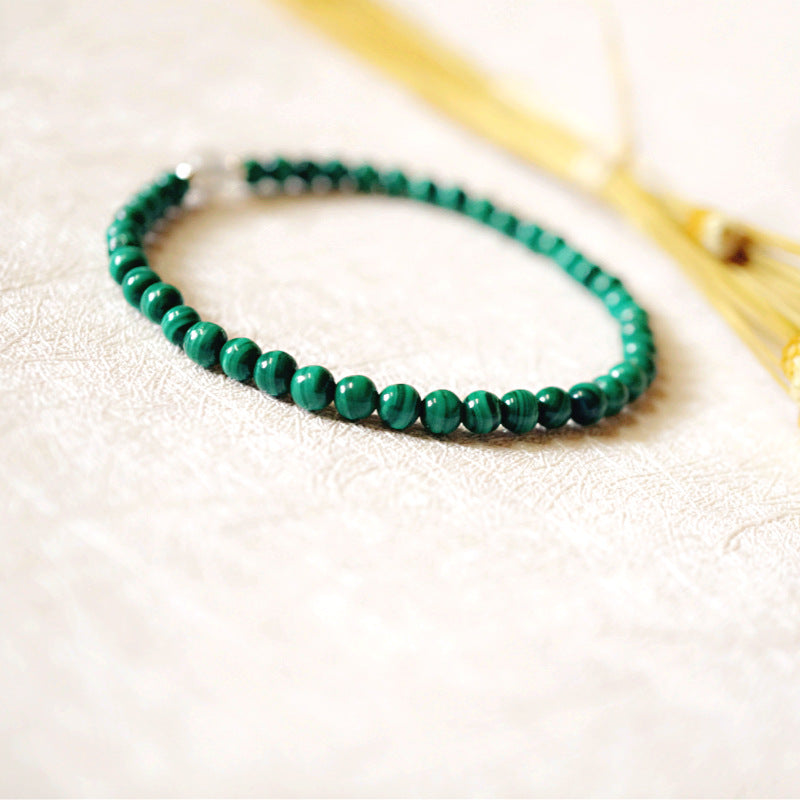 Anti-Anxiety •  Malachite Bracelet