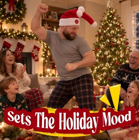 Singing and Dancing Electric Christmas Hat