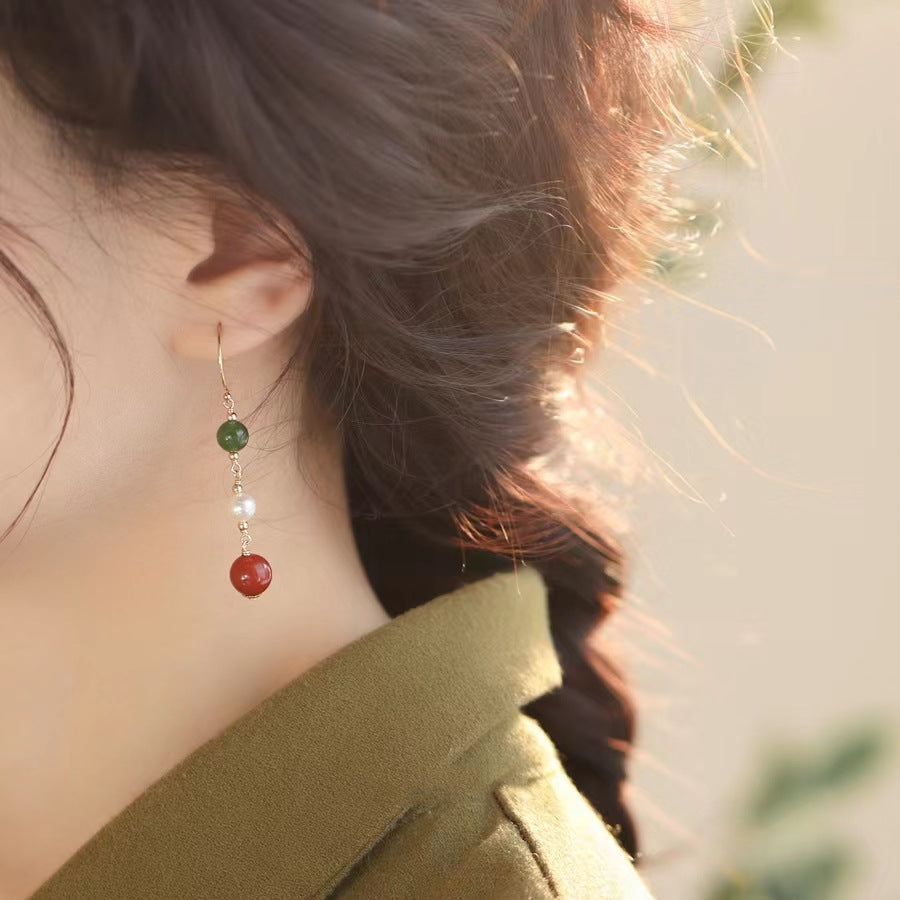 Wisdom & Willpower - Trio Earrings of Resilience