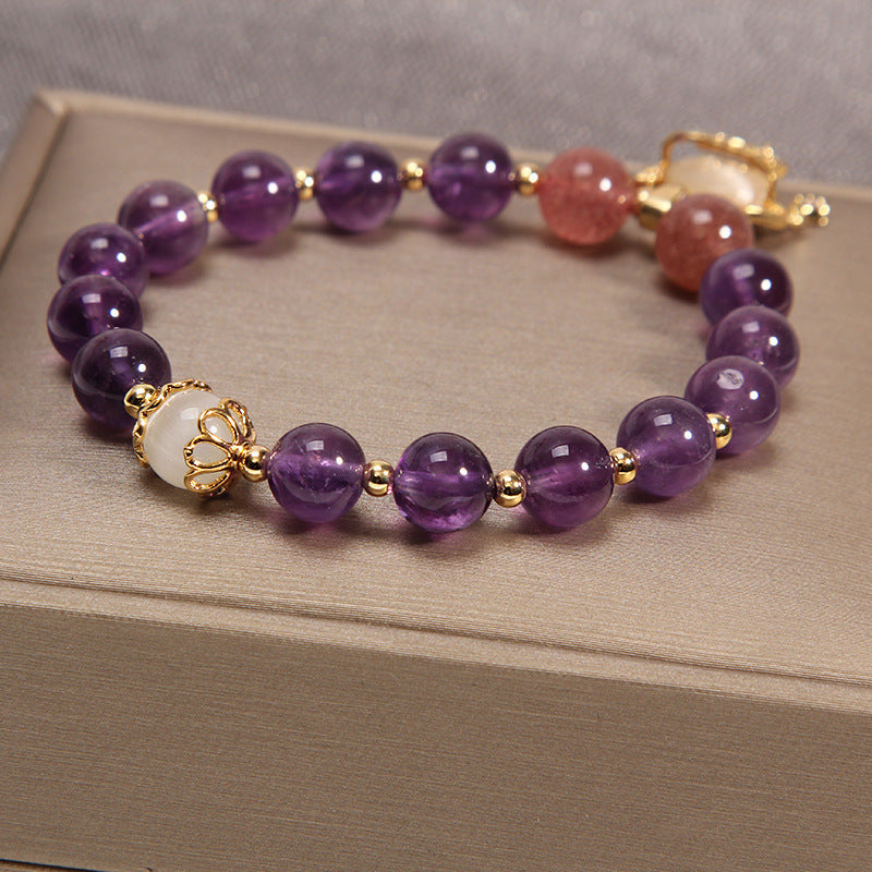 Crown ? Amethyst Jade Bracelet