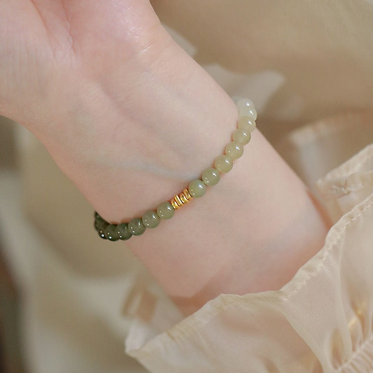 Abundance Path - Hetian Jade Bracelet