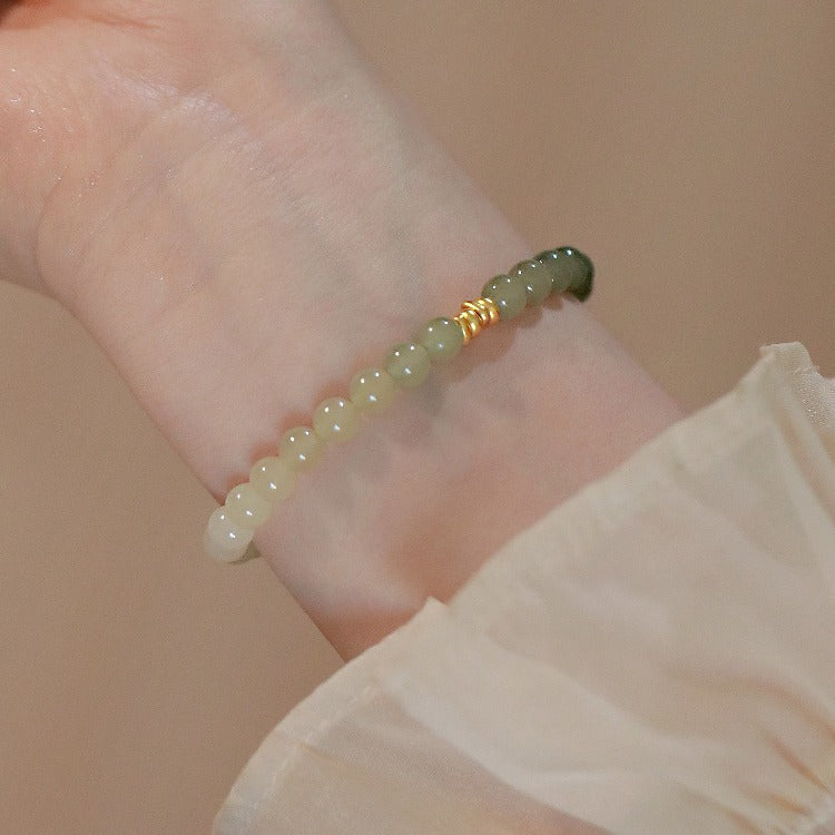 Abundance Path - Hetian Jade Bracelet