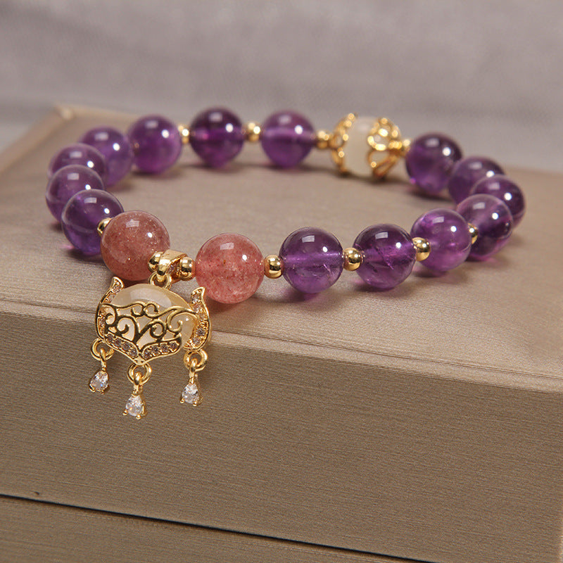 Crown ? Amethyst Jade Bracelet