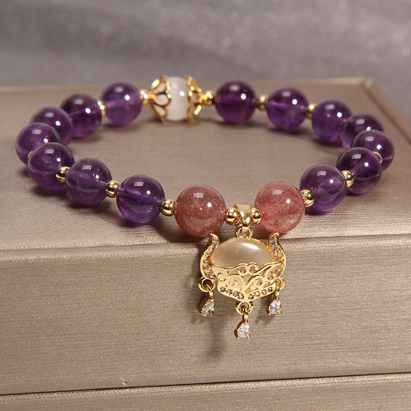 Crown ? Amethyst Jade Bracelet
