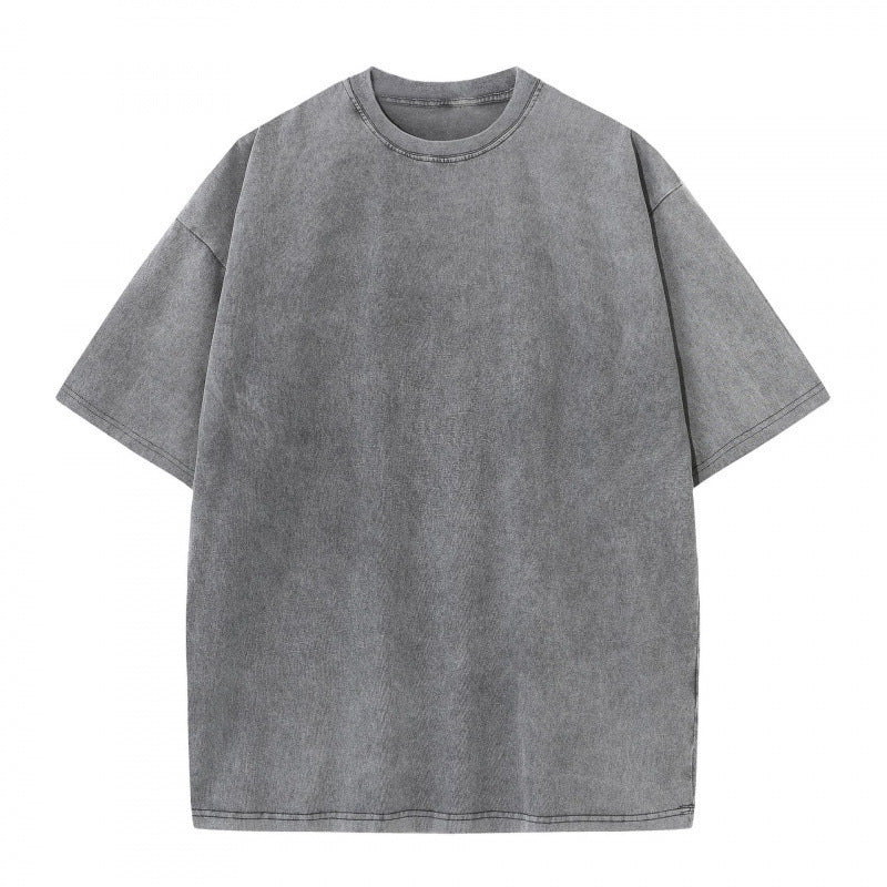 Unisex retro cotton fitness T-shirt