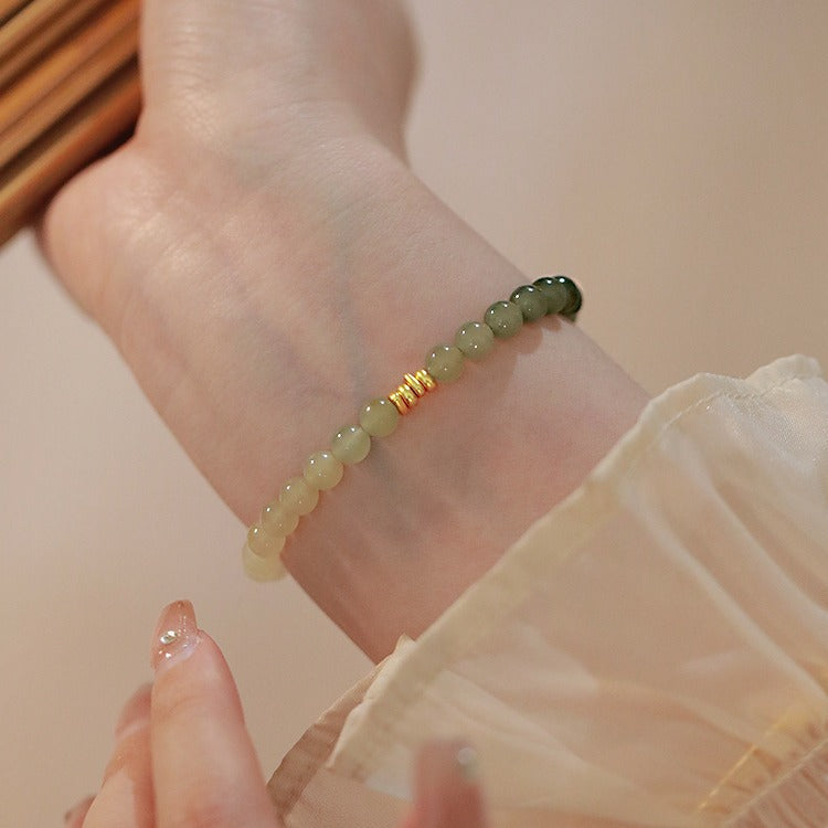 Abundance Path - Hetian Jade Bracelet