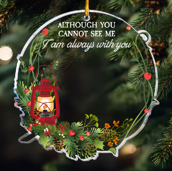 I Am Always With You - Personalized Memorial Photo Ornament