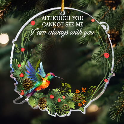 I Am Always With You - Personalized Memorial Photo Ornament