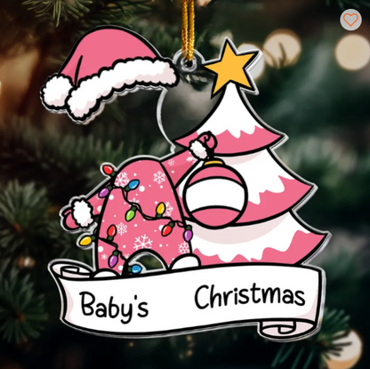 Baby's First Christmas - Personalized Acrylic Photo Ornament