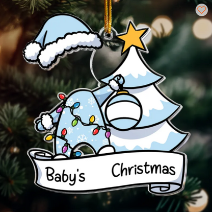Baby's First Christmas - Personalized Acrylic Photo Ornament