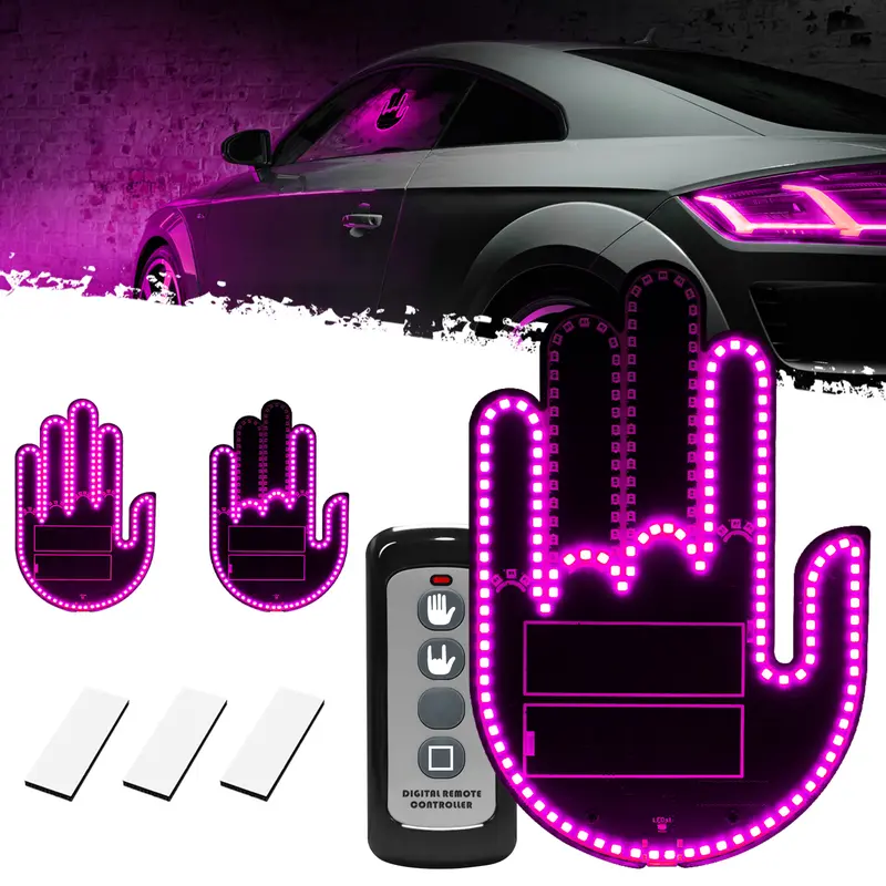 Automotive decorative gesture light