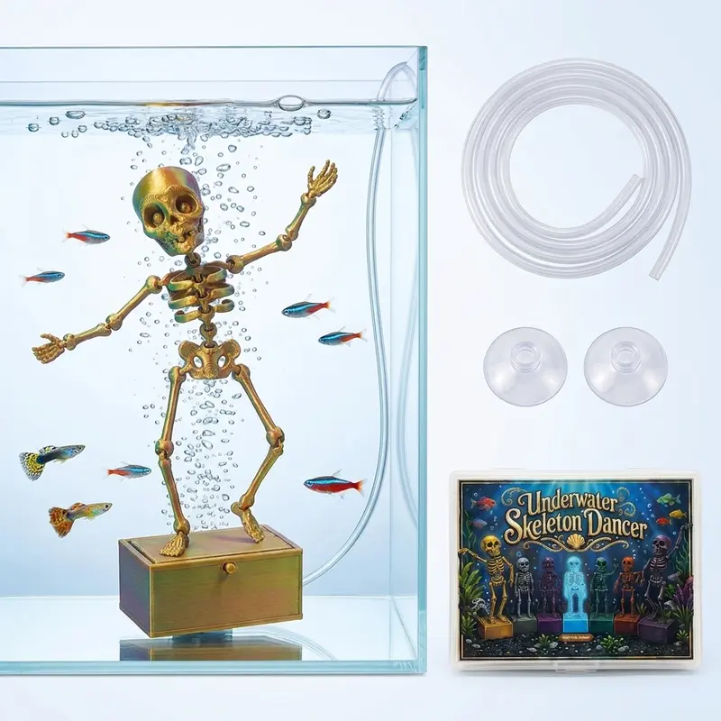 Dancing SkeletonAquarium Bubbler