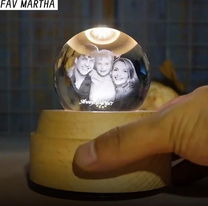 Birthday commemorative gift DIY music crystal ball
