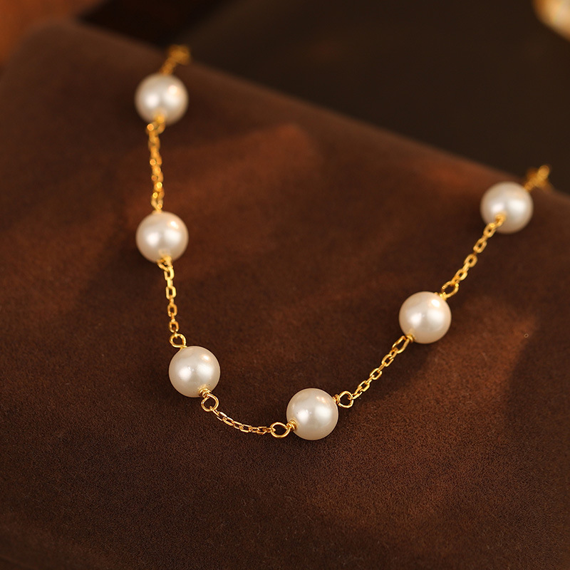 「Starry Pearl」S925 Silver Starry Shell Pearl Bracelet