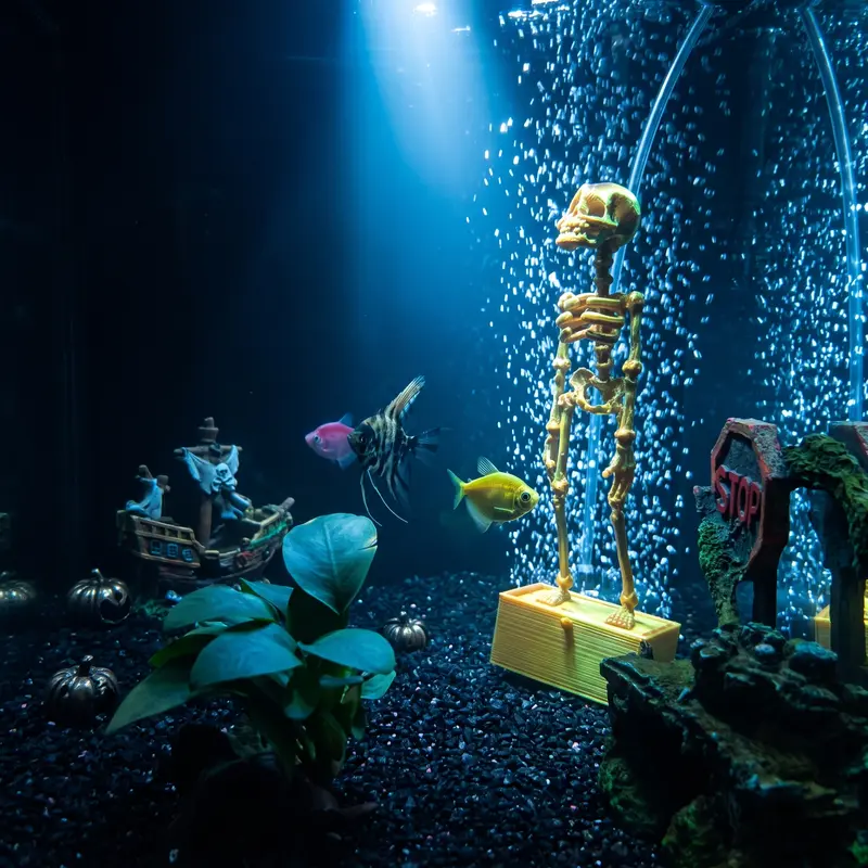 Dancing SkeletonAquarium Bubbler