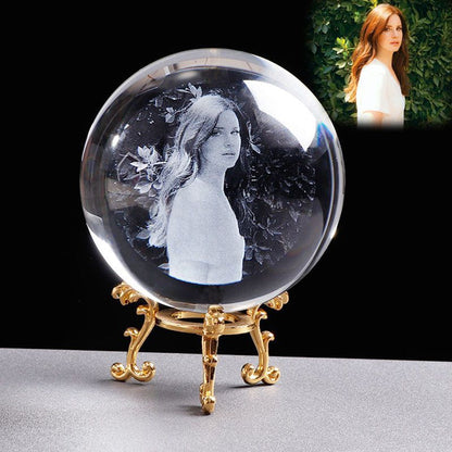 Birthday commemorative gift DIY music crystal ball