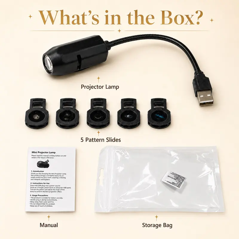 USB Starry Sky Projector