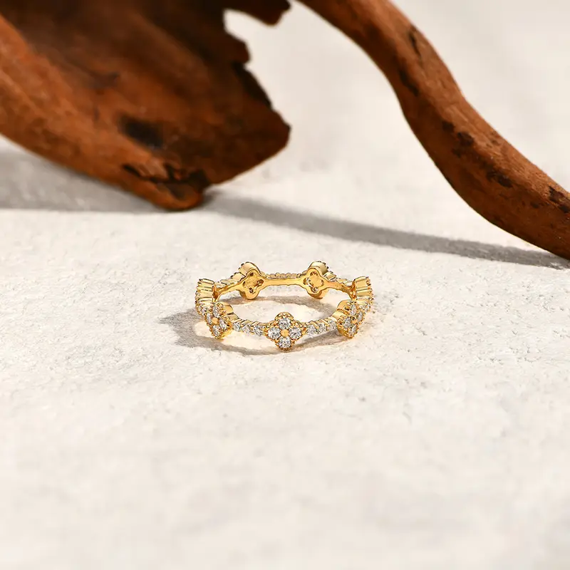 "Eternity" Series Round Moissanite Ring