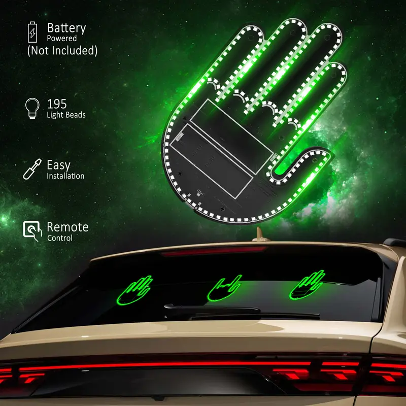 Automotive decorative gesture light