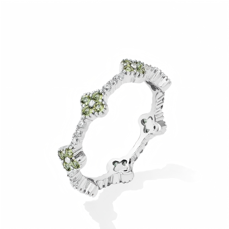 "Eternity" Series Round Moissanite Ring