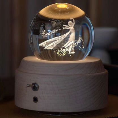 Birthday commemorative gift DIY music crystal ball