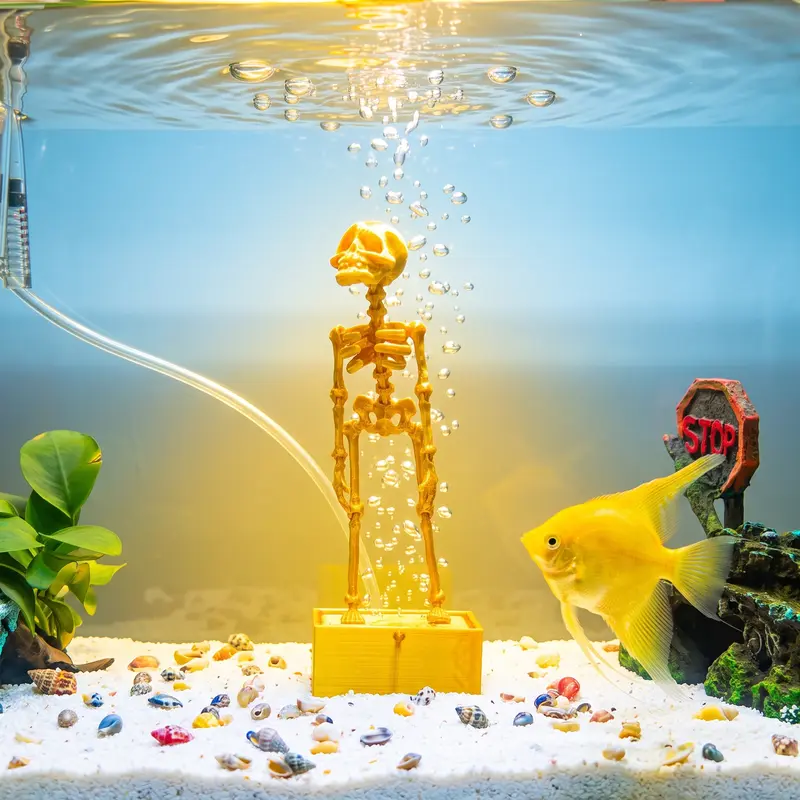 Dancing SkeletonAquarium Bubbler
