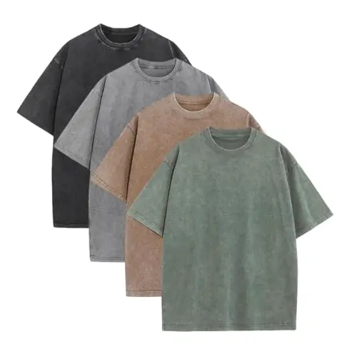 Unisex retro cotton fitness T-shirt