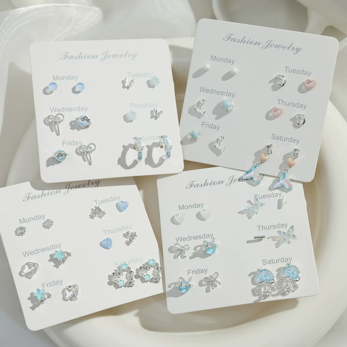 6 piece earring set