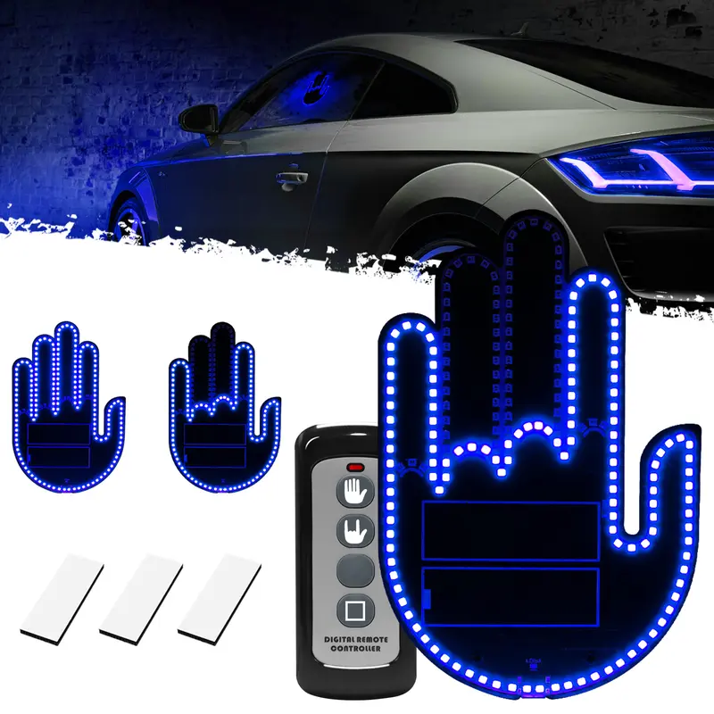 Automotive decorative gesture light