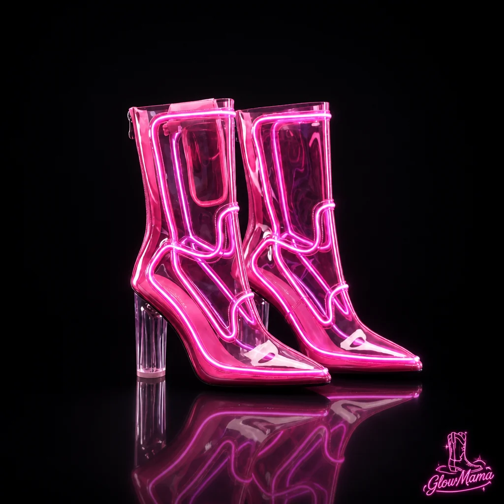 GLOW MAMA-Cowboy LED boots