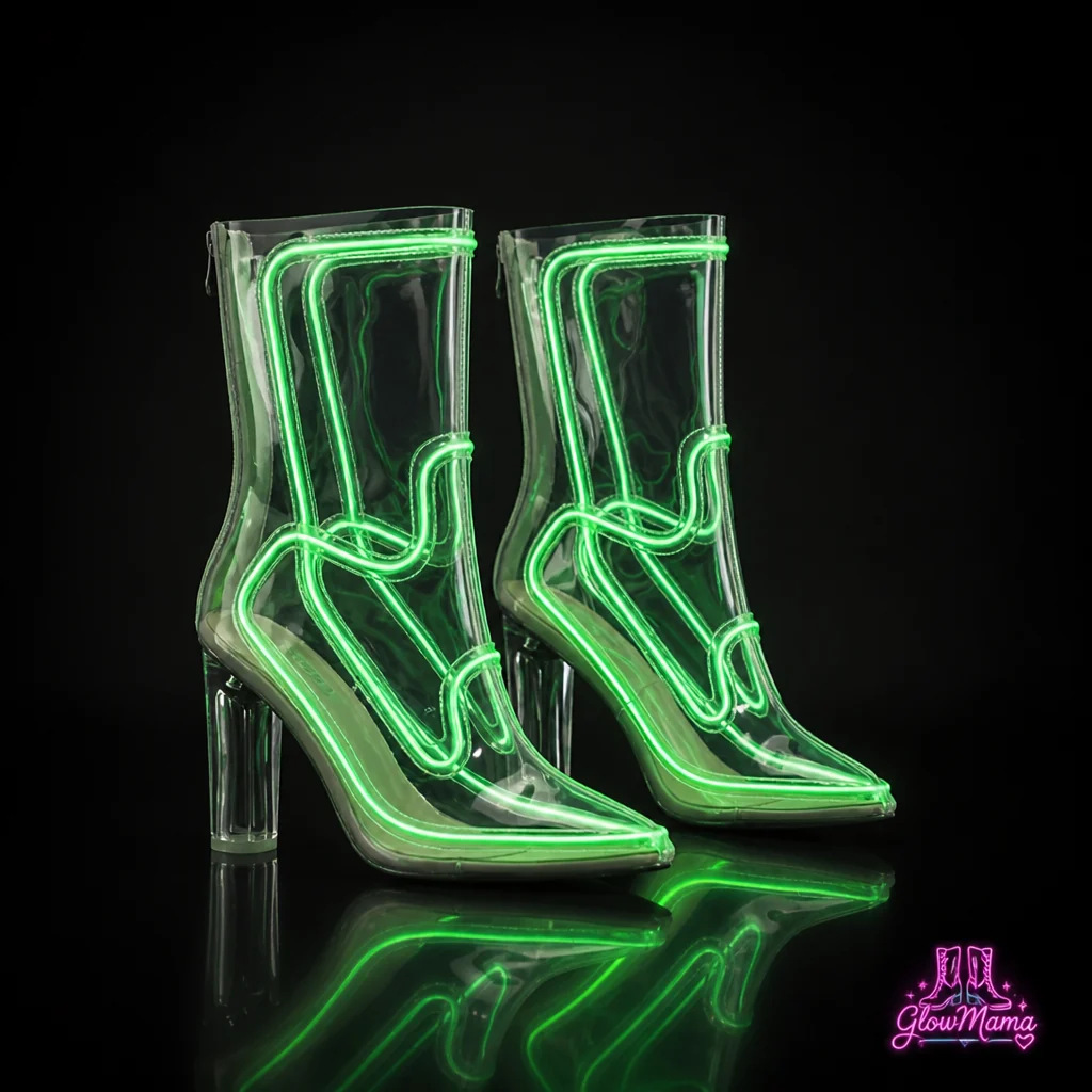 GLOW MAMA-Cowboy LED boots